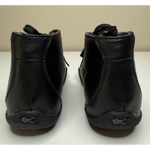 Kuru Aalto Chukka Boot Womens 8.5 Black Leather Ankle Bootie 201006 Lace Up - Picture 4 of 9